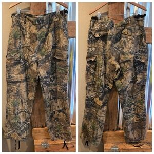 Vtg Brents Outdoors Camoflauge Carpenter Pants Mens L Super Flauge Game